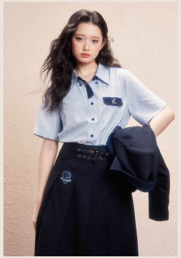 【予約】梗豆物語 ハリー・ポッター コラボ ミディスカート スクール風