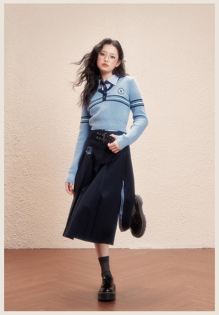 【予約】梗豆物語 ハリー・ポッター コラボ ミディスカート スクール風