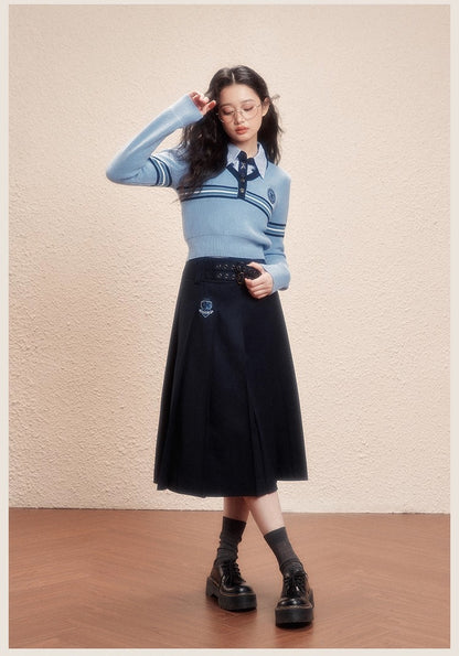 【予約】梗豆物語 ハリー・ポッター コラボ ミディスカート スクール風