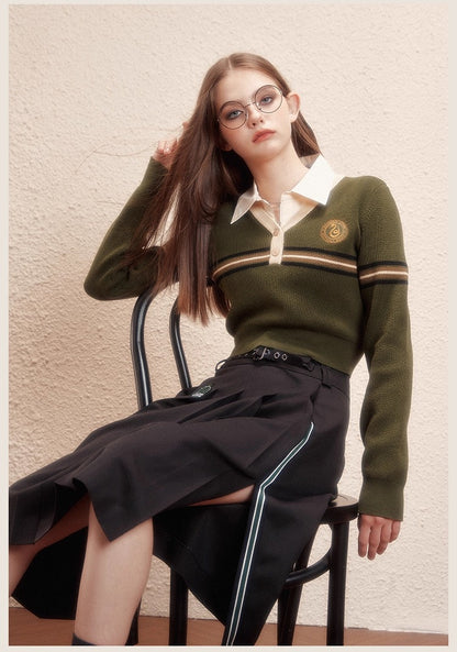 【予約】梗豆物語 ハリー・ポッター コラボ ミディスカート スクール風