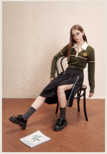 【予約】梗豆物語 ハリー・ポッター コラボ ミディスカート スクール風