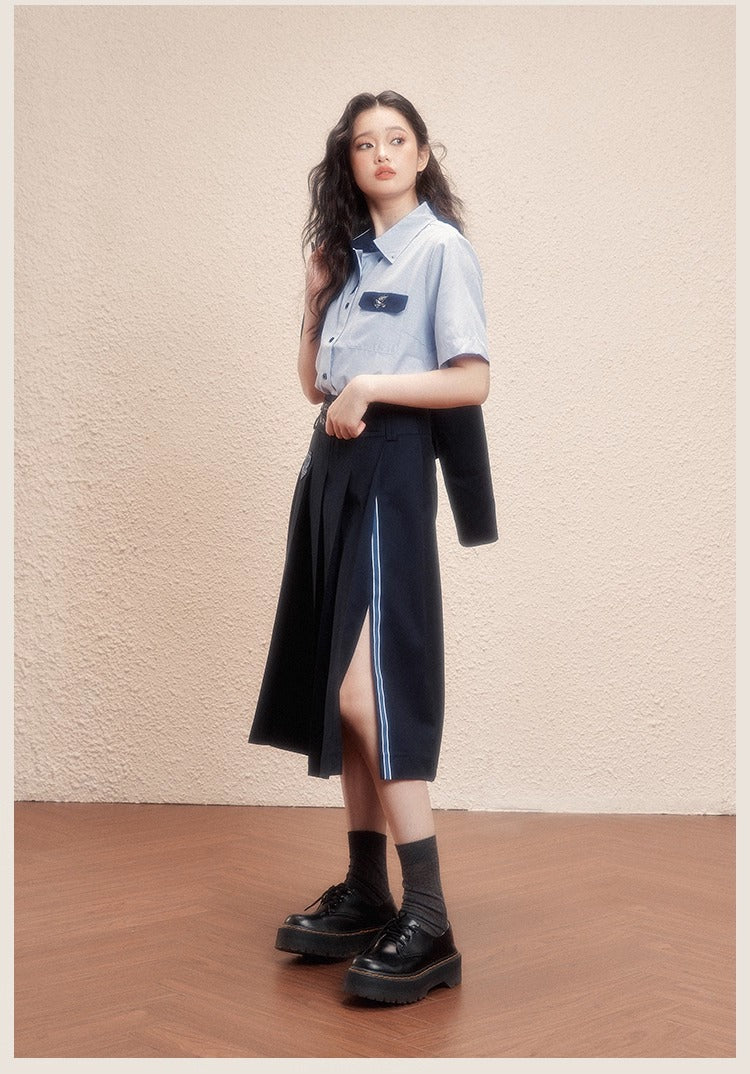 【予約】梗豆物語 ハリー・ポッター コラボ ミディスカート スクール風