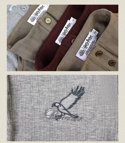 【予約】梗豆物語 ハリー・ポッター コラボ ケープ風 レイヤード 長袖Tシャツ