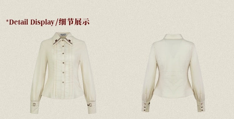 【予約】梗豆物語 ハリー・ポッター コラボ ストライプシャツ 長袖