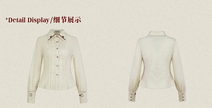 【予約】梗豆物語 ハリー・ポッター コラボ ストライプシャツ 長袖