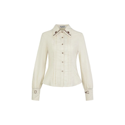 【予約】梗豆物語 ハリー・ポッター コラボ ストライプシャツ 長袖