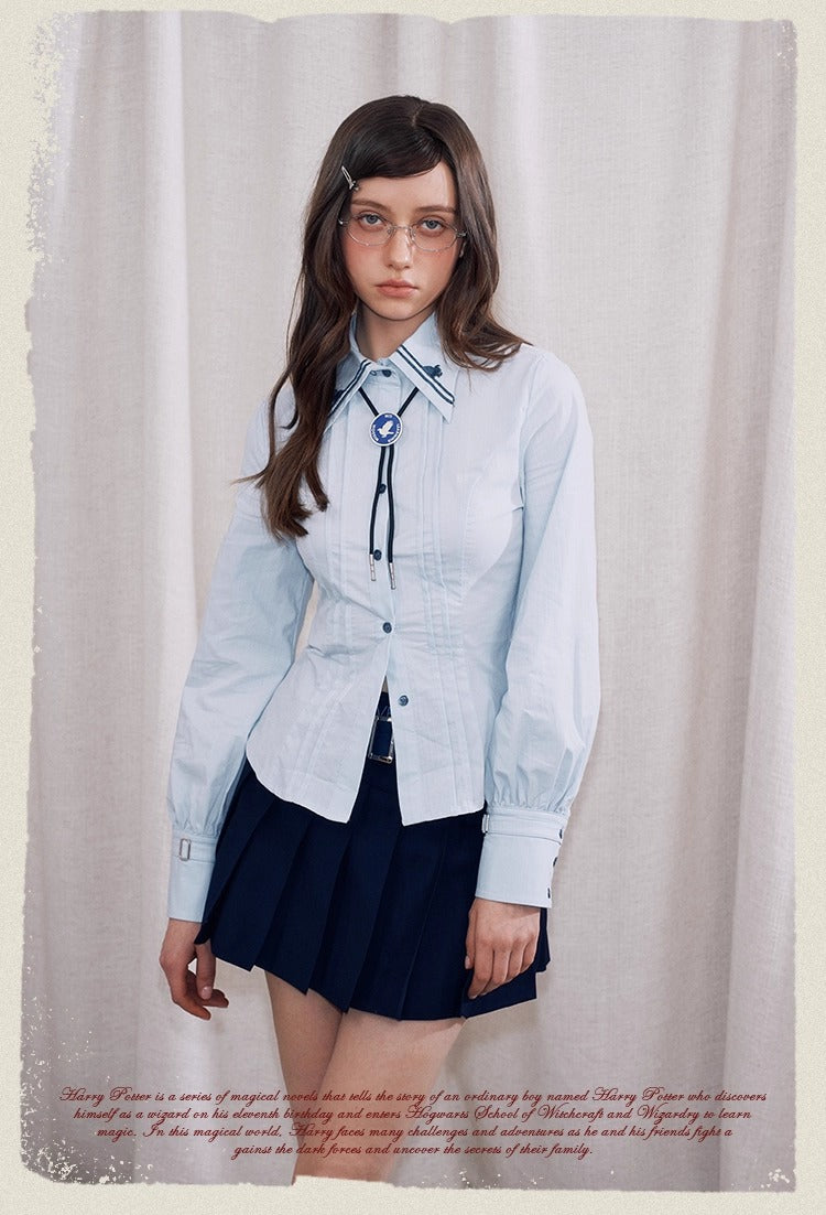 【予約】梗豆物語 ハリー・ポッター コラボ ストライプシャツ 長袖