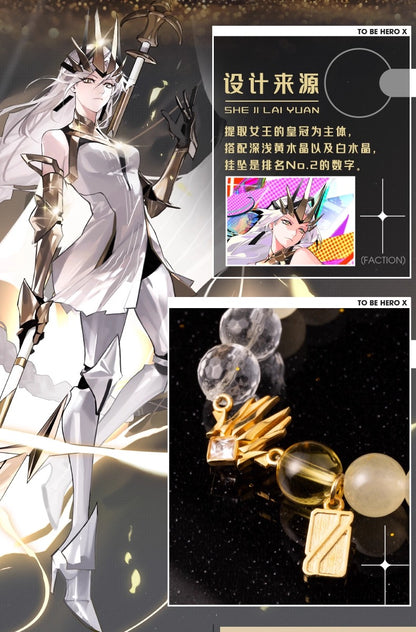 【予約】幸運石 TO BE HERO Xコラボ クイーン印象 ゴールドメッキアクセサリー