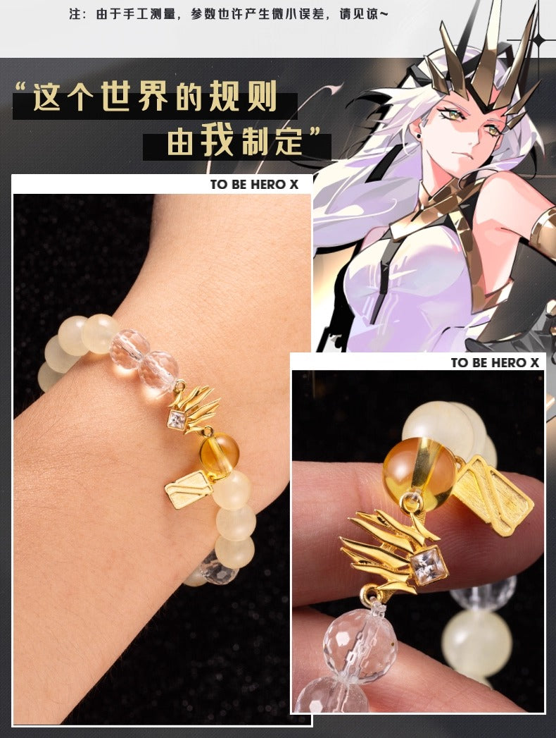【予約】幸運石 TO BE HERO Xコラボ クイーン印象 ゴールドメッキアクセサリー