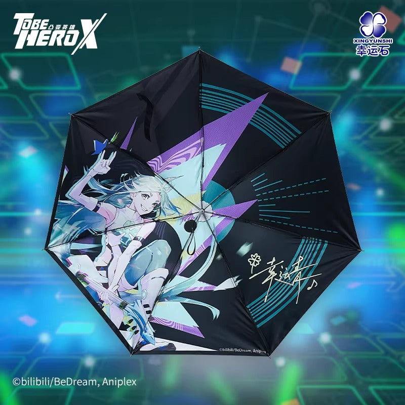 【予約】幸運石 TO BE HERO Xコラボ 折りたたみ傘
