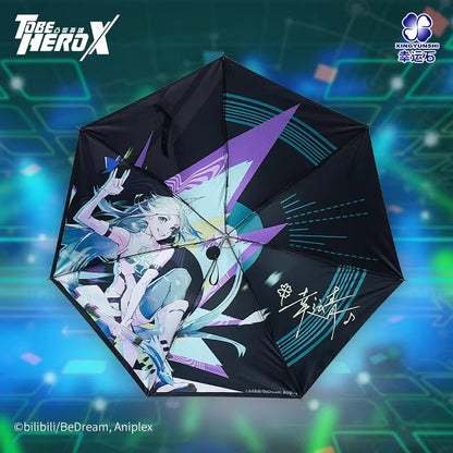 【予約】幸運石 TO BE HERO Xコラボ 折りたたみ傘