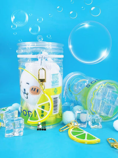 【予約】卟卟雑魚 レモンソーダ風 ぬいバッグ 推し活