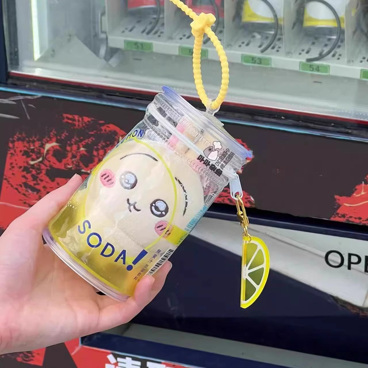 【予約】卟卟雑魚 レモンソーダ風 ぬいバッグ 推し活