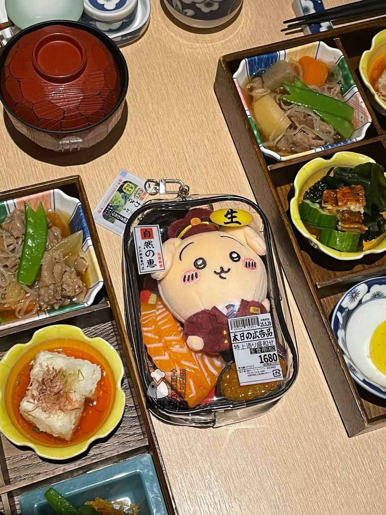 【予約】卟卟雑魚 スーパー生鮮風 ぬいバッグ 推し活