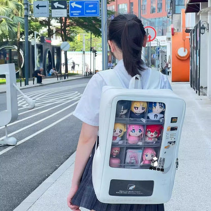【予約】卟卟雑魚 自販機風 痛バッグ リュック ぬいバッグ 大容量 推し活
