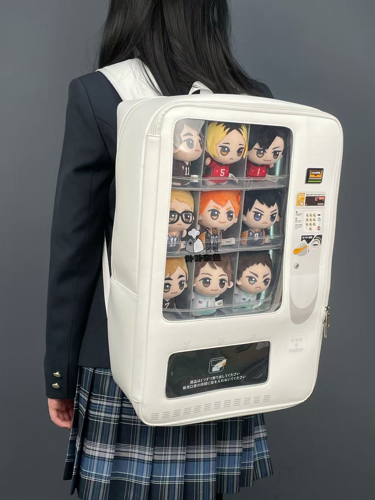 【予約】卟卟雑魚 自販機風 痛バッグ リュック ぬいバッグ 大容量 推し活