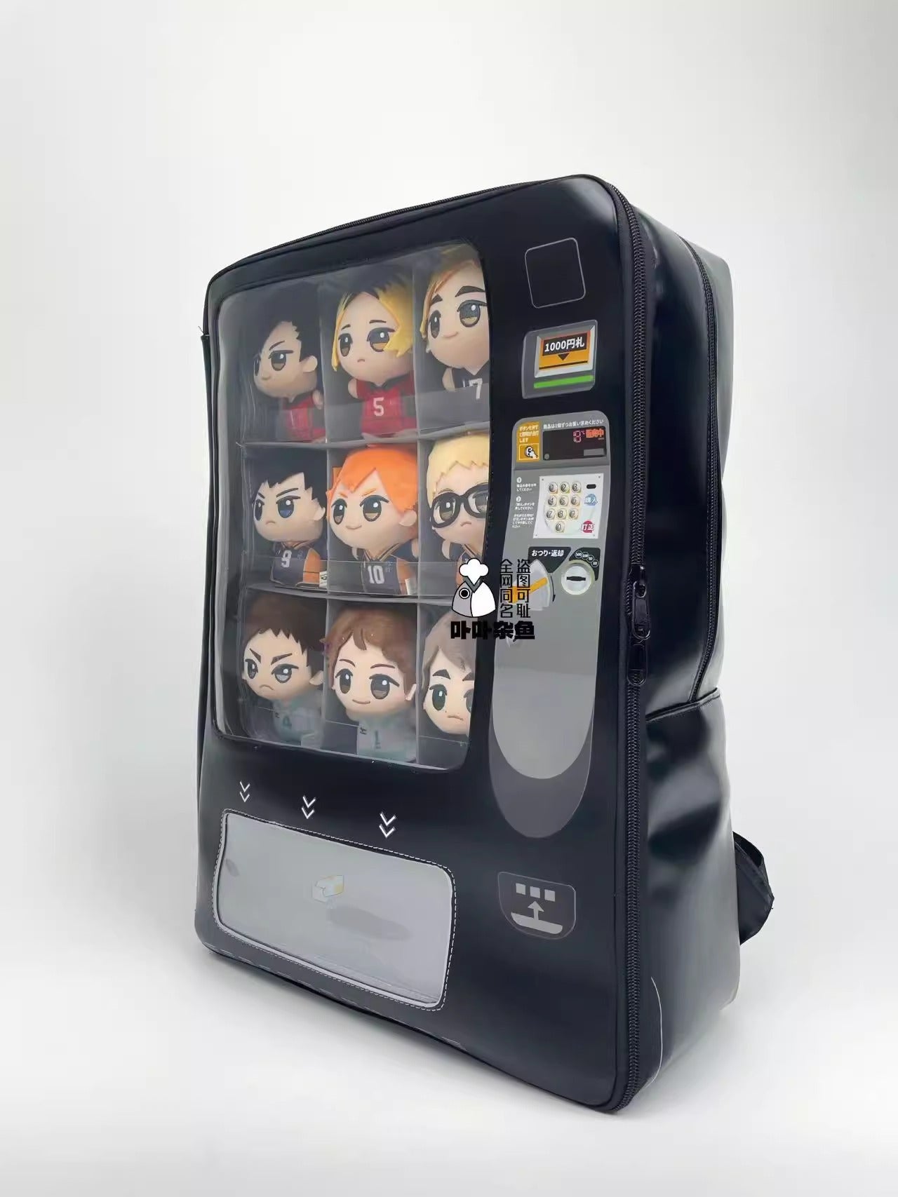 卟卟雑魚 自販機風 痛バッグ リュック ぬいバッグ 大容量 推し活