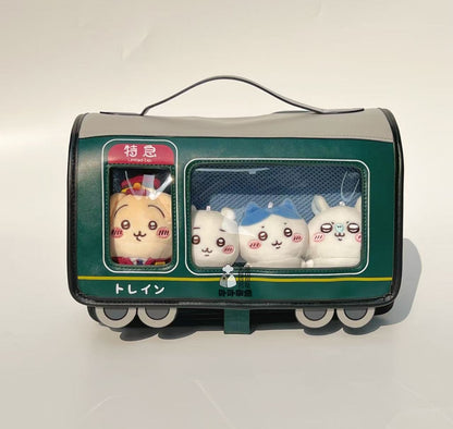 【予約】卟卟雑魚 電車風 痛バッグ ぬいバッグ 推し活