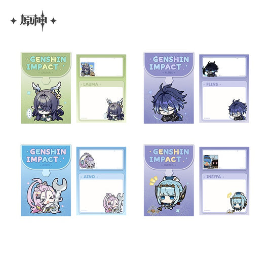 【予約】原神 Q版スタンプシリーズ スタンドメモ帳 ナド・クライ