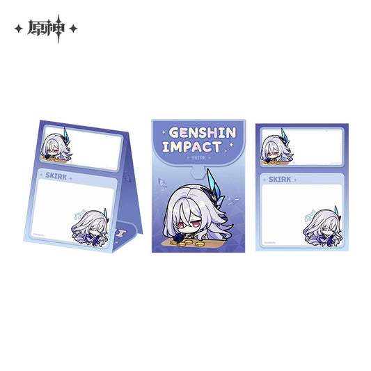 【予約】原神 Q版スタンプシリーズ  スタンドメモ帳 スカーク