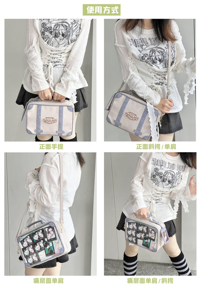 【予約】morning glory トリップ 2WAY レトロ トランク型痛バッグ 全9色（カードケース付き）