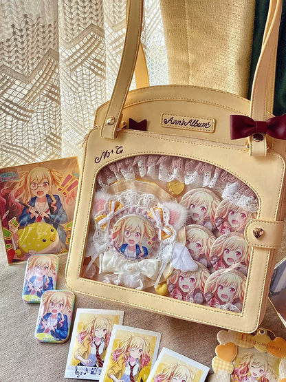 【予約】morning glory メモリーブック チェック柄2WAYショルダーバッグ 痛バッグ　全8色