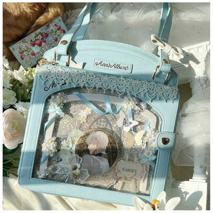 【予約】morning glory メモリーブック チェック柄2WAYショルダーバッグ 痛バッグ　全8色
