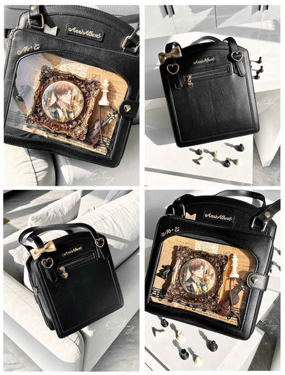 【予約】morning glory メモリーブック チェック柄2WAYショルダーバッグ 痛バッグ　全8色