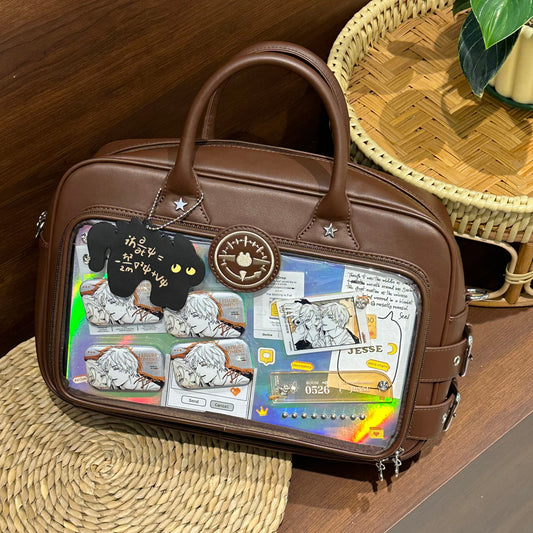【予約】morning glory シュレディンガーの猫箱 2WAY PUトートバッグ 痛バッグ 全6色