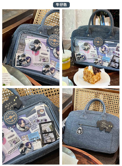 【予約】morning glory シュレディンガーの猫箱 2WAY PUトートバッグ 痛バッグ 全6色