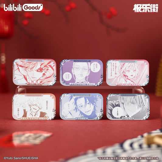 【予約】【通販開始】極楽街 bilibiliGoods 漫画シリーズ スクエア缶バッジ ブラインドパック
