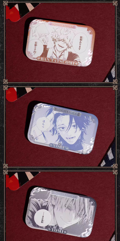 【予約】【通販開始】極楽街 bilibiliGoods 漫画シリーズ スクエア缶バッジ ブラインドパック