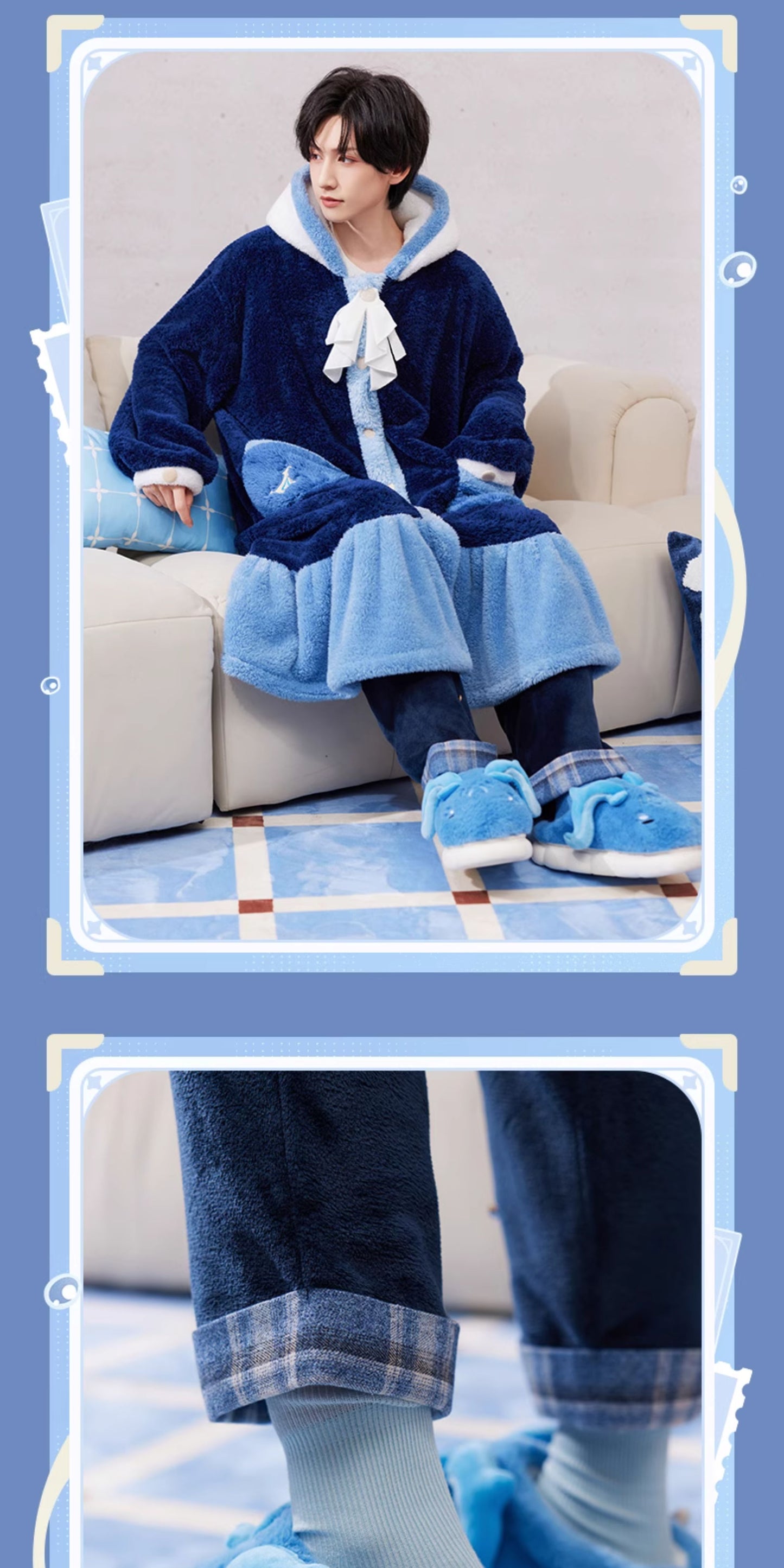 【予約】原神 ヌヴィレットテーマイメージシリーズ ふわふわホームスリッパ