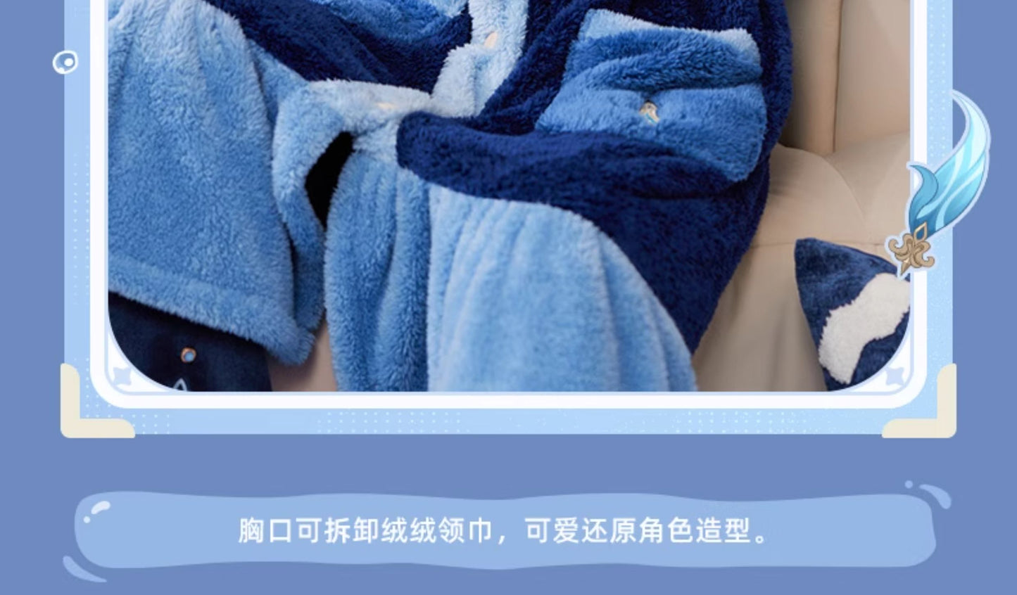 【予約】原神 ヌヴィレットテーマイメージシリーズ ホームガウン（アイマスク付き）