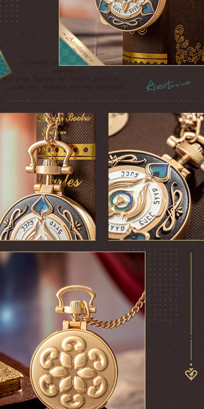 【予約】崩壊スターレイル アベンチュリン 懐中時計風メタルチャーム