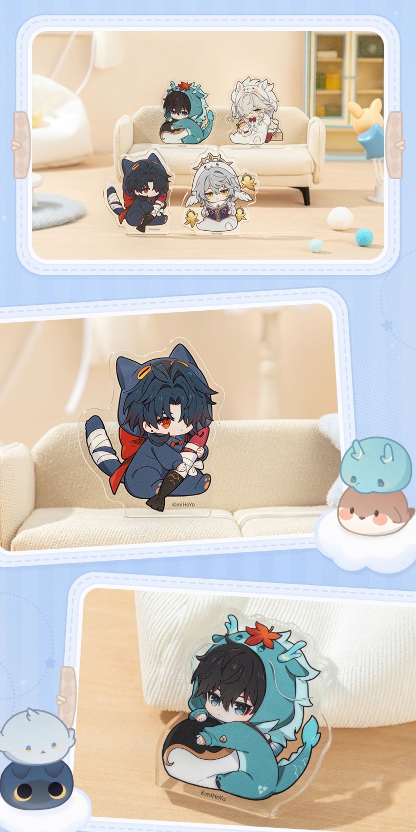 【予約】崩壊スターレイル 男子寮シリーズ Q版アクリルミニスタンド