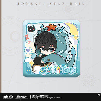 【予約】崩壊スターレイル 男子寮シリーズ Q版スクエア缶バッジ