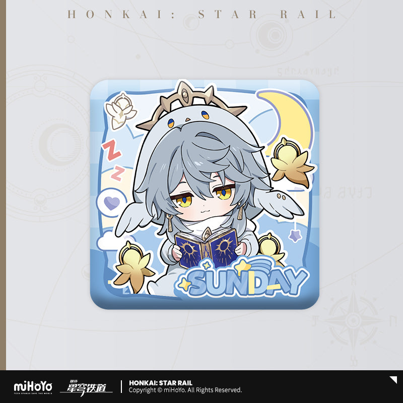 【予約】崩壊スターレイル 男子寮シリーズ Q版スクエア缶バッジ