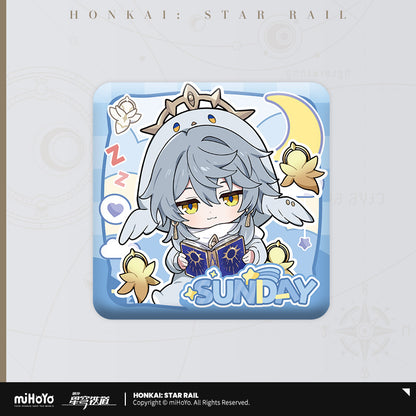 【予約】崩壊スターレイル 男子寮シリーズ Q版スクエア缶バッジ