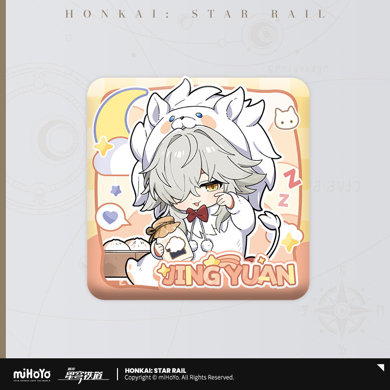 【予約】崩壊スターレイル 男子寮シリーズ Q版スクエア缶バッジ