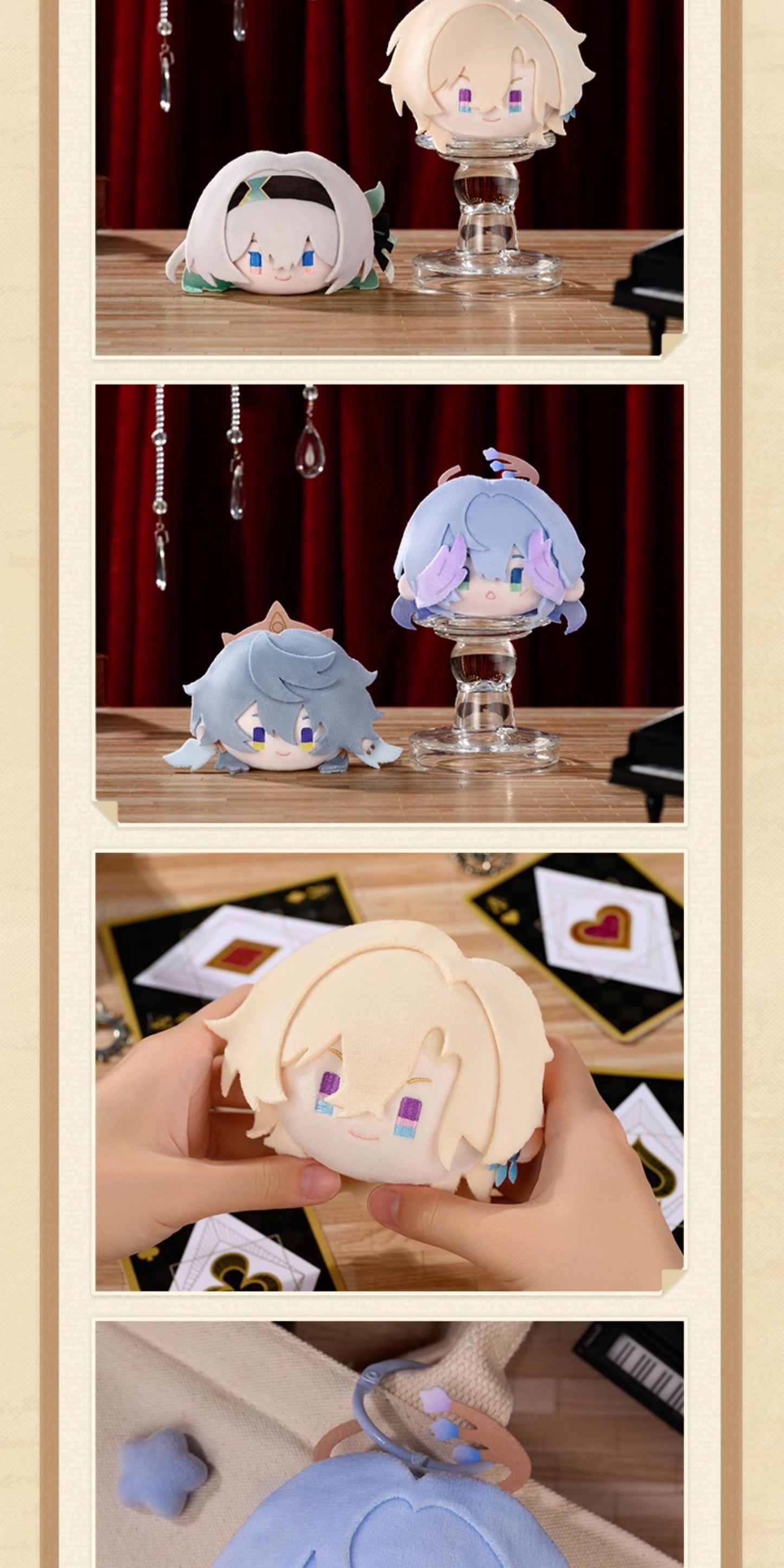 【予約】崩壊スターレイル 大頭シリーズ ぬいぐるみキーホルダー