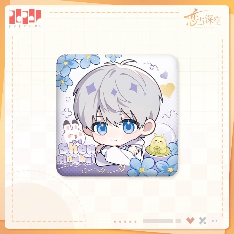 【予約】恋と深空 臨空Q報シリーズ PU缶バッジ