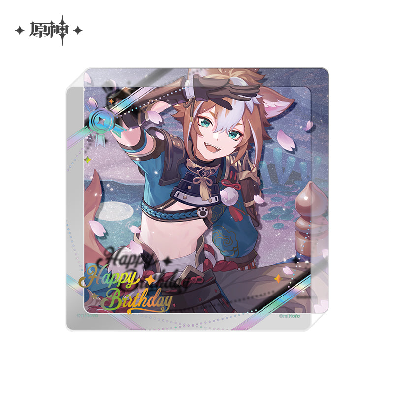 【予約】原神 命定の日シリーズ 厚アクリルコースター 2025