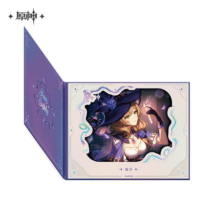 【予約】原神 命定の日シリーズ めくり式花窓風色紙 2025