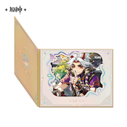 【予約】原神 命定の日シリーズ めくり式花窓風色紙 2025