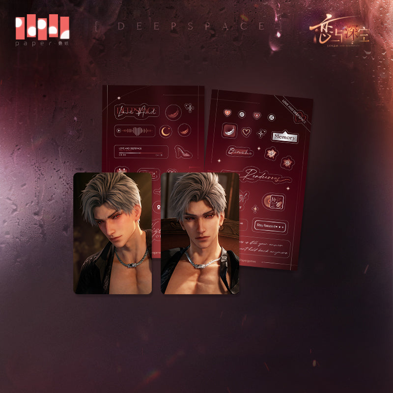 【予約】恋と深空 高ぶる昨夜の果てシリーズ フォトカードステッカーセット