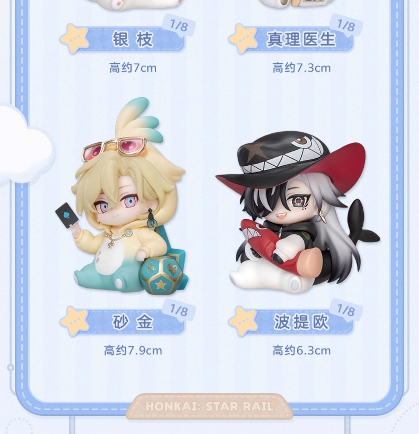 【予約】崩壊スターレイル 男子寮シリーズ Q版フィギュア 1BOX（８個入り）