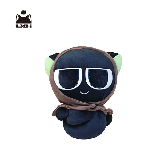 【予約】羅小黒戦記 人民網コラボ 人民コレクション限定ぬいぐるみ モナリ黒の微笑