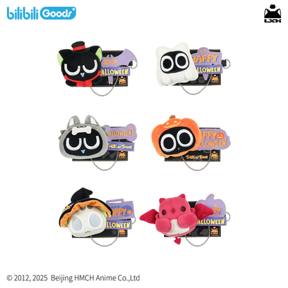 【予約】羅小黒戦記 BilibiliGoodsコラボ ハロウィンシリーズ ぬいぐるみバッジ 1BOX