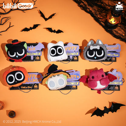 【予約】羅小黒戦記 BilibiliGoodsコラボ ハロウィンシリーズ ぬいぐるみバッジ ブラインドボックス